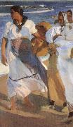 Joaquin Sorolla Valencia beaches oil on canvas